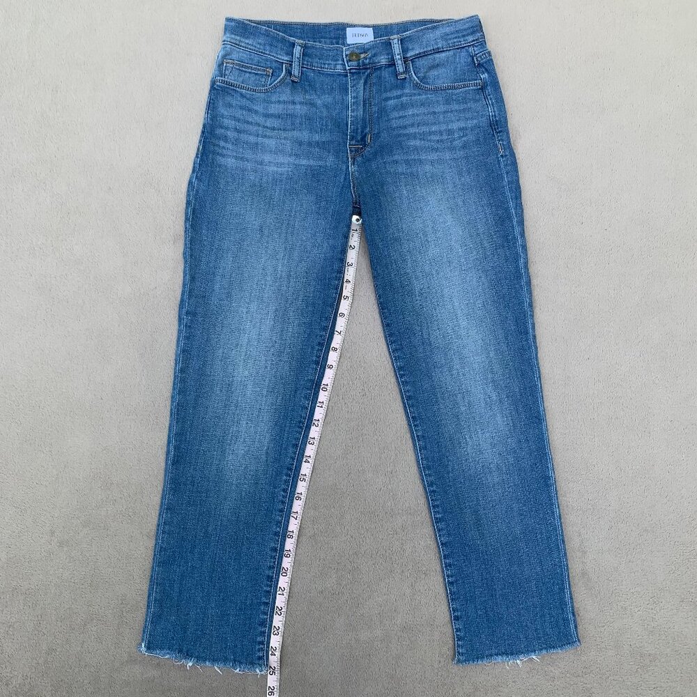 Hudson Natalie Mid Rise Slim Boyfriend Crop Jeans Sz27 - Picture 11 of 16